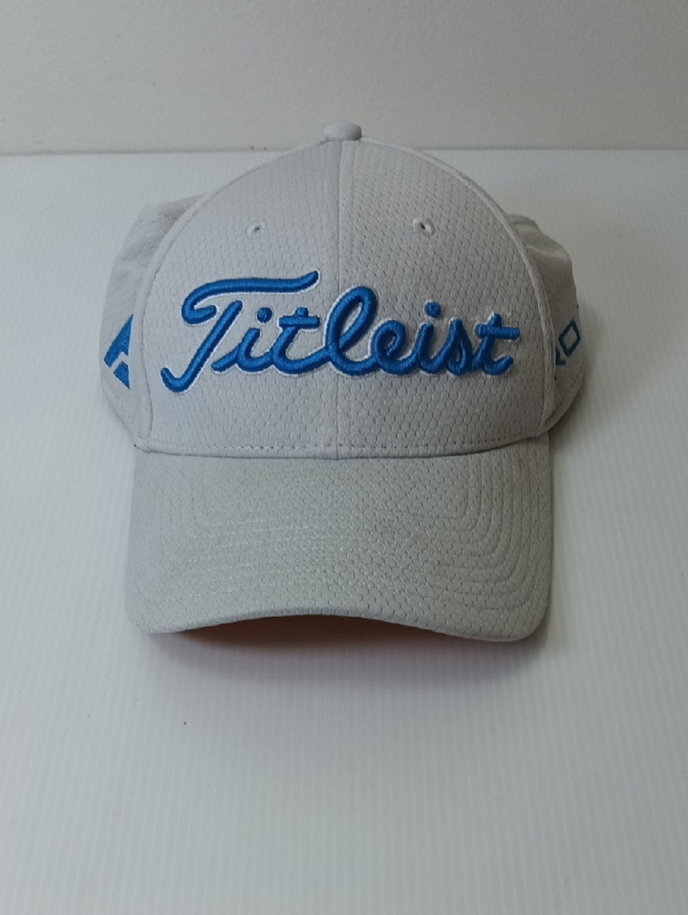 Titleist Light Gray Cap with Blue Script Logo